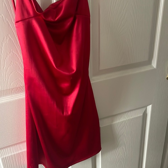 Red Mini Dress - Picture 2 of 4